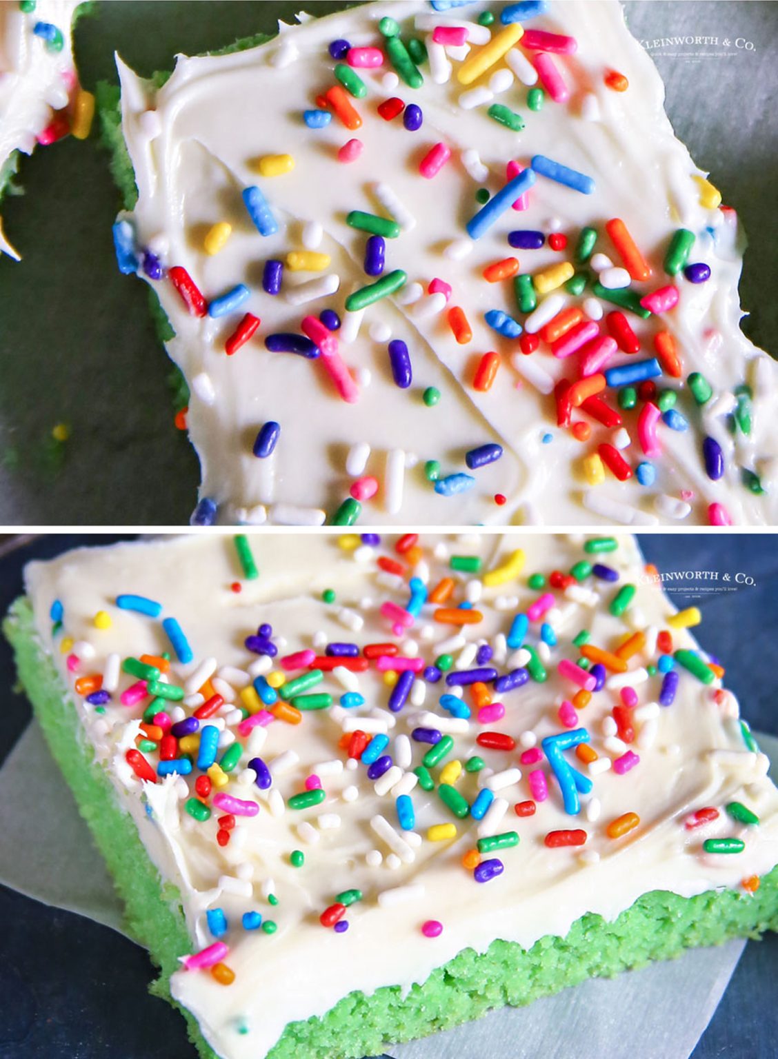 St Patricks Day Cake Mix Cookie Bars Yummi Haus