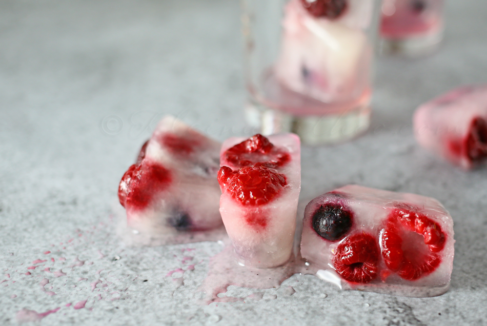 Berry Ice Cubes