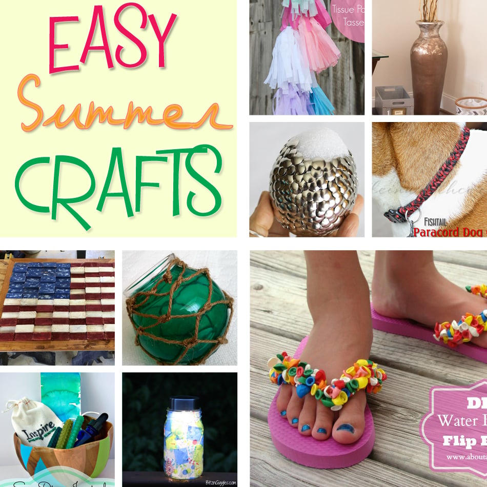 Easy Crafts For Friends - Summer Crafts For E7A