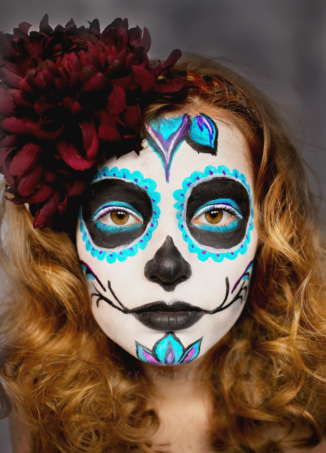 day of the dead face paint for kids