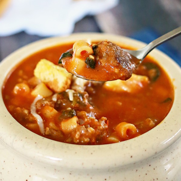 Ditalini & Sausage Soup - Taste of the Frontier