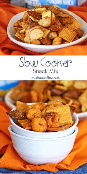 Slow Cooker Snack Mix - Taste of the Frontier