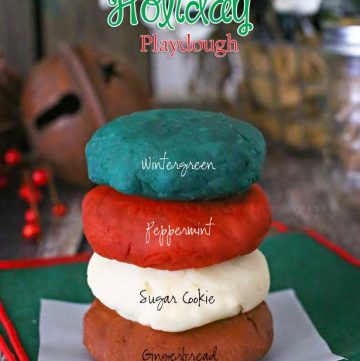 DIY Peppermint Scented Play Dough (great gift idea, too!) - Your Modern  Family