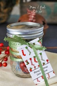 Mani-Pedi Gift Jar | $50 Gift Card Giveaway - Taste of the Frontier