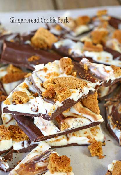 Gingerbread Cookie Bark - Taste of the Frontier