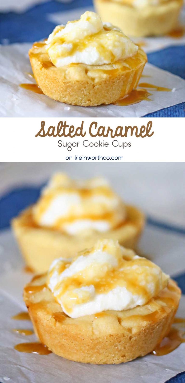 Salted Caramel Sugar Cookie Cups - Yummi Haus