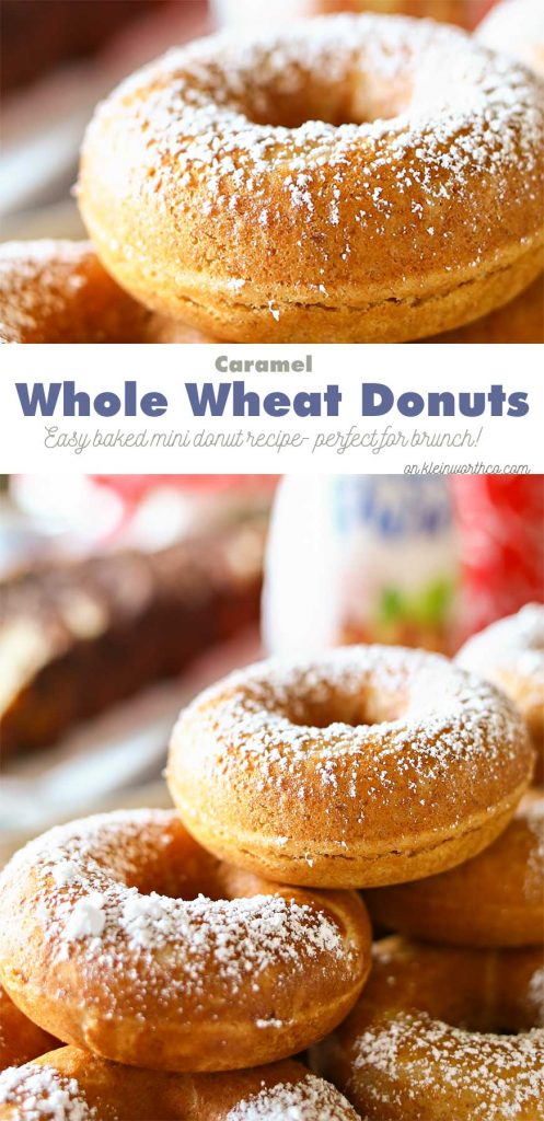 Caramel Whole Wheat Donuts - Yummi Haus