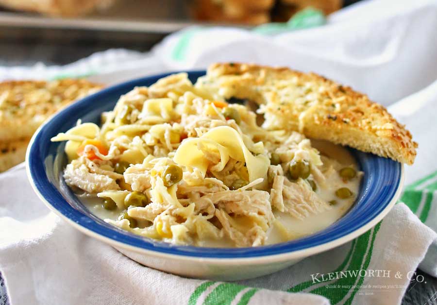 Creamy Chicken Noodle Soup - Together as Family