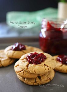 Peanut Butter & Jelly Cookies - Taste of the Frontier