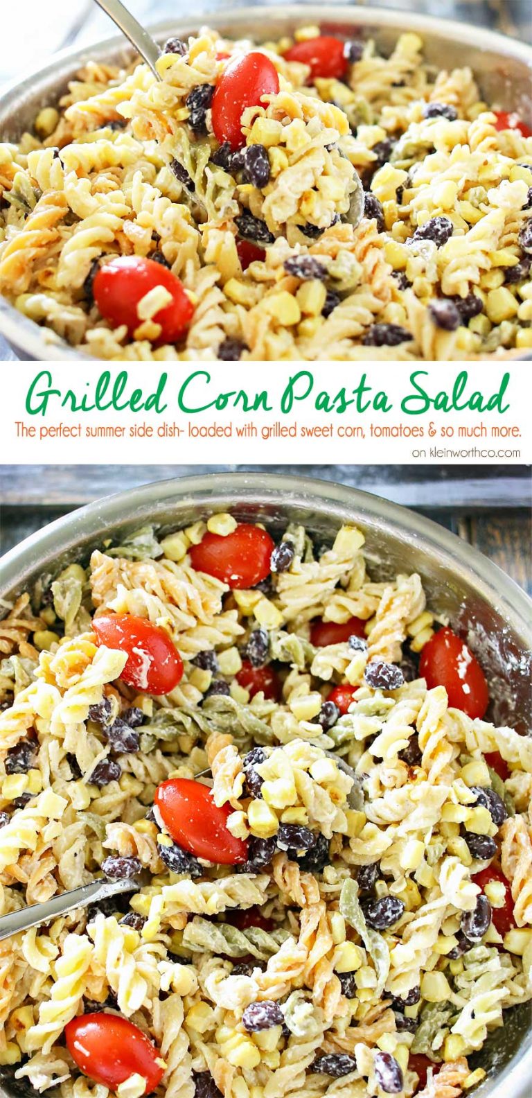 Grilled Corn Pasta Salad - Taste of the Frontier