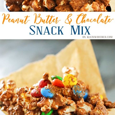 Peanut Butter Chocolate Snack Mix - Taste of the Frontier