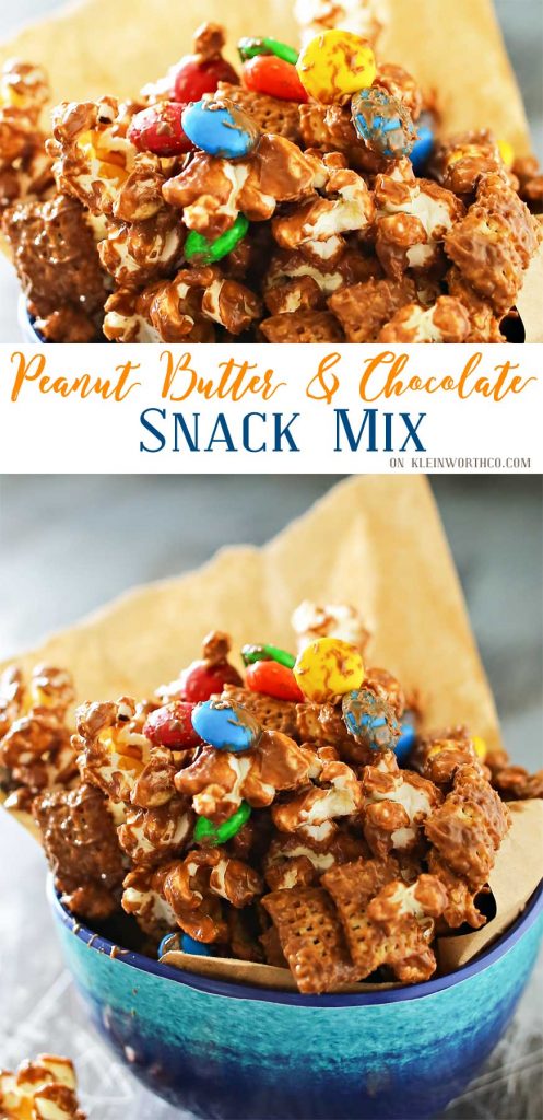 Peanut Butter Chocolate Snack Mix - Taste of the Frontier