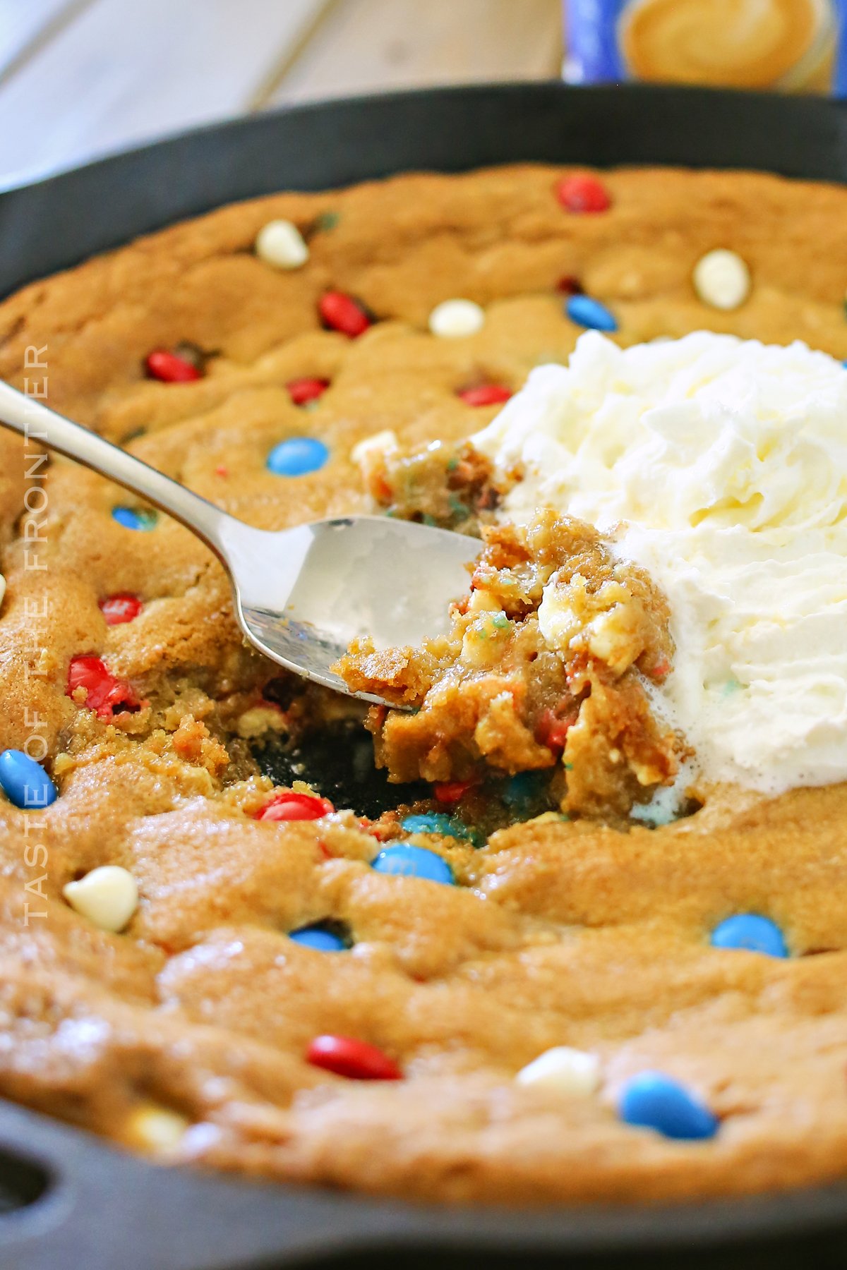 Chocolate Chip Skillet Cookie - Mountain Mama Cooks