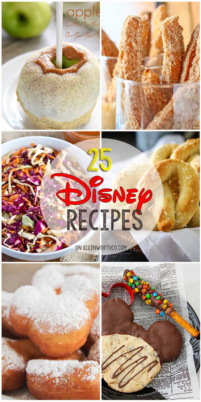 25 Disney Inspired Recipes - Taste of the Frontier