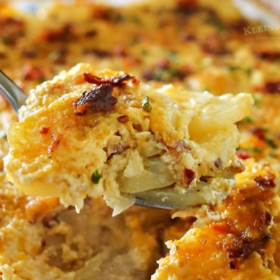 Bacon Scalloped Potatoes Recipe - Taste of the Frontier