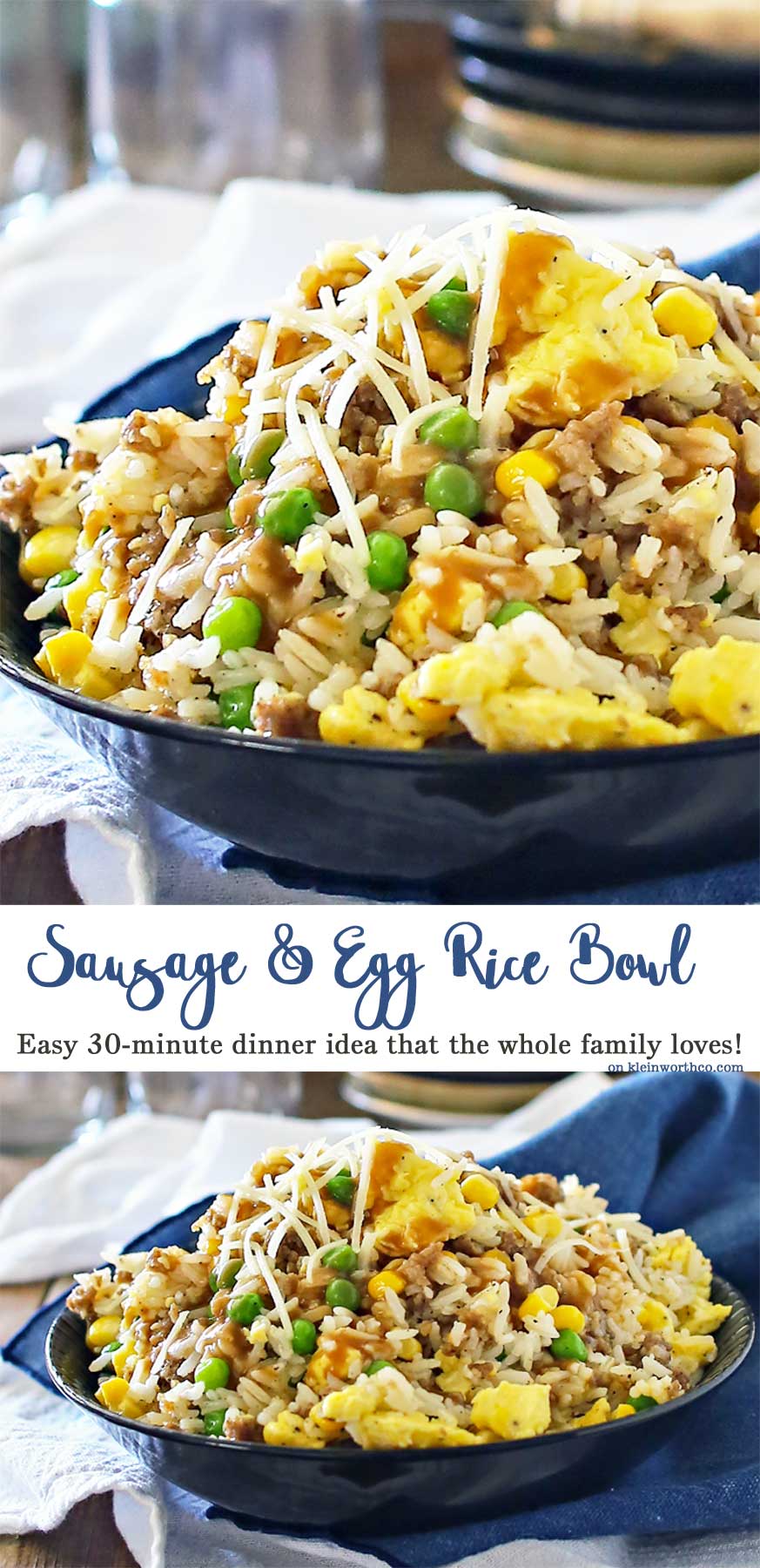 Sausage Veggie Rice Bowls Recipe - Fast and Flavorful!