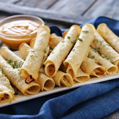 Baked Pulled Pork Taquitos - Taste of the Frontier