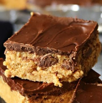 Coffee Peanut Butter Bars - Yummi Haus