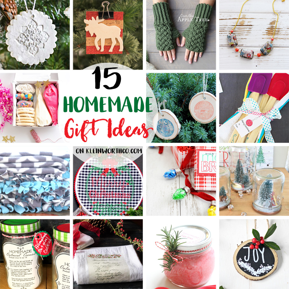 15 Homemade Gift Ideas & Create Link Inspire - Kleinworth & Co