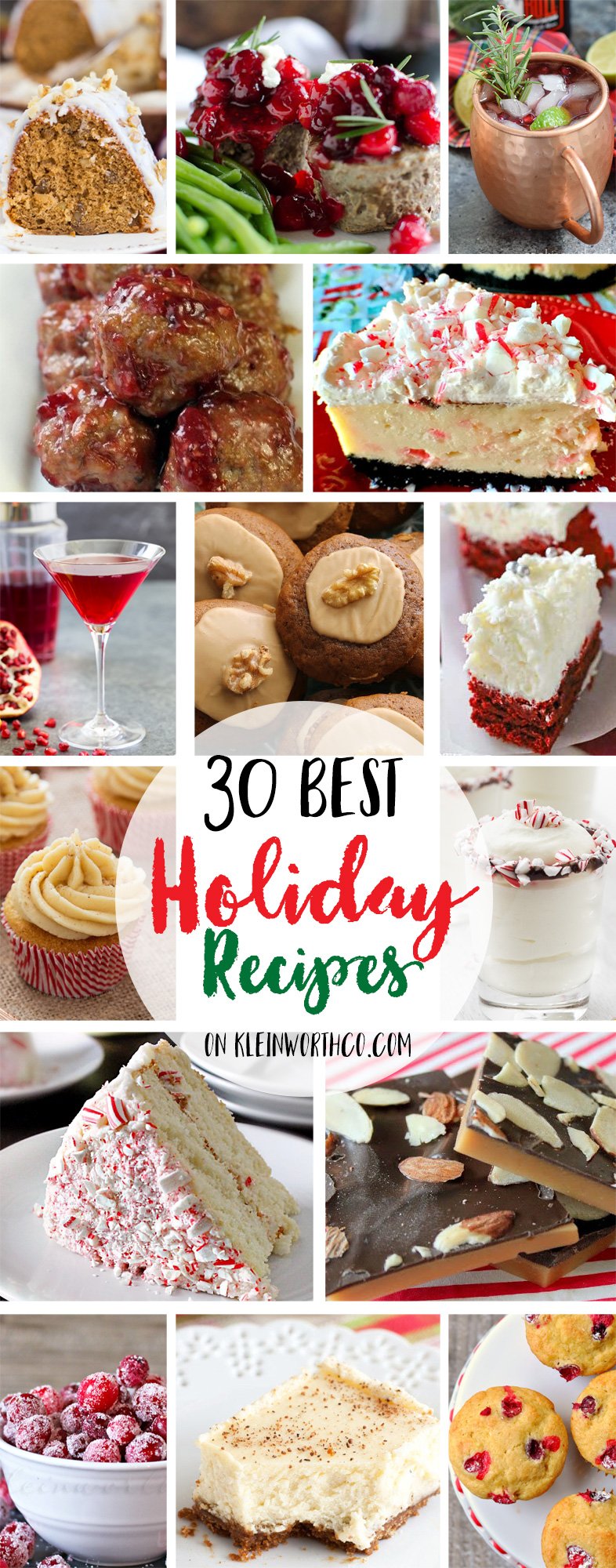 30 Best Holiday Recipes Create Link Inspire 160 Kleinworth & Co