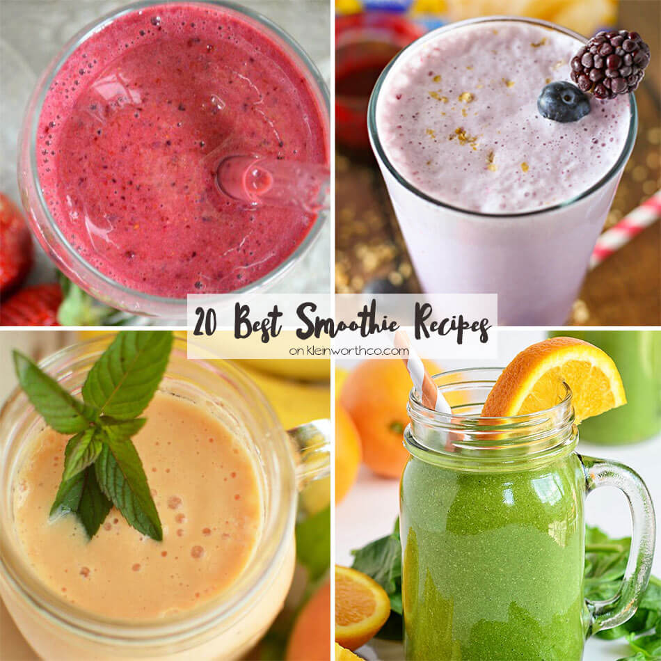 20 Best Smoothie Recipes - Taste of the Frontier