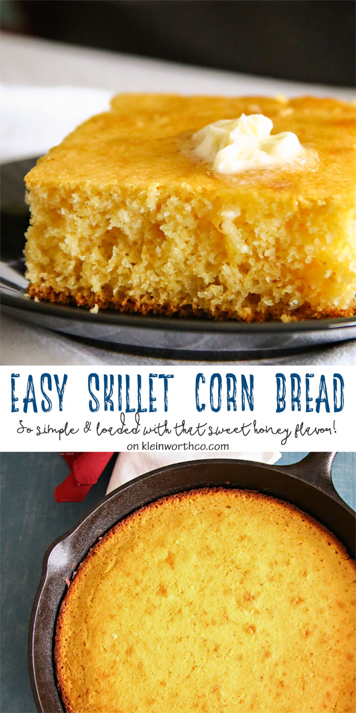 Easy Skillet Cornbread Recipe - Taste of the Frontier