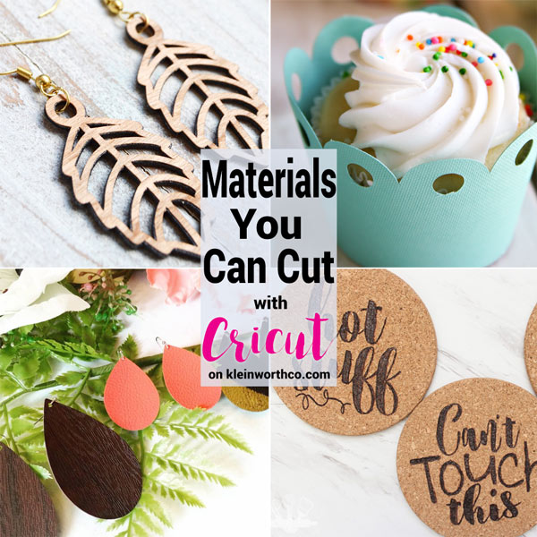 Materials You Can Cut with Cricut