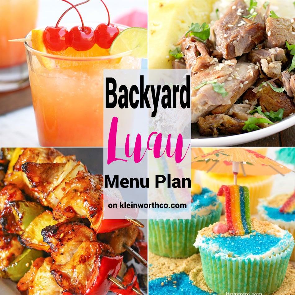 Easy Luau Menu