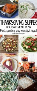 Thanksgiving Supper Holiday Menu Plan - Kleinworth & Co