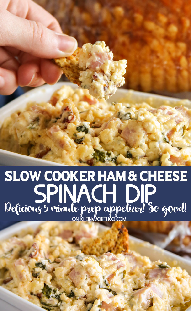 Slow Cooker Ham & Cheese Spinach Dip Taste of the Frontier