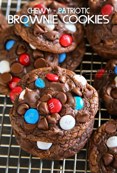 M&M Brownies - A Cookie Named Desire