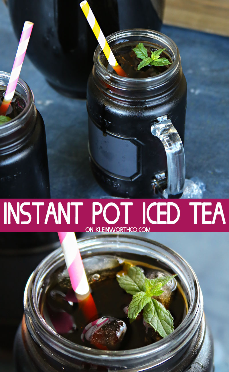Instant Pot Iced Tea, Easiest Ever Iced Tea