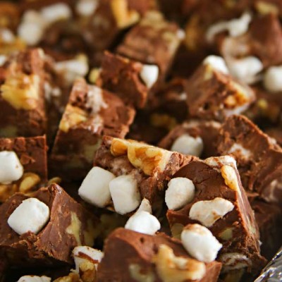 Rocky Road Fudge - Yummi Haus