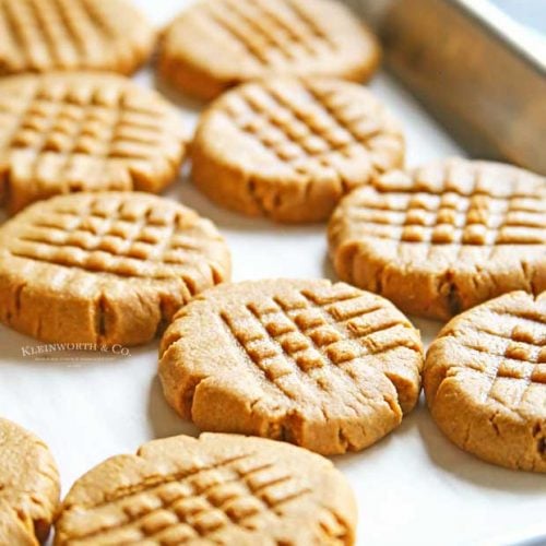 3 Ingredient Peanut Butter Cookies No Egg No Flour / 3 ...