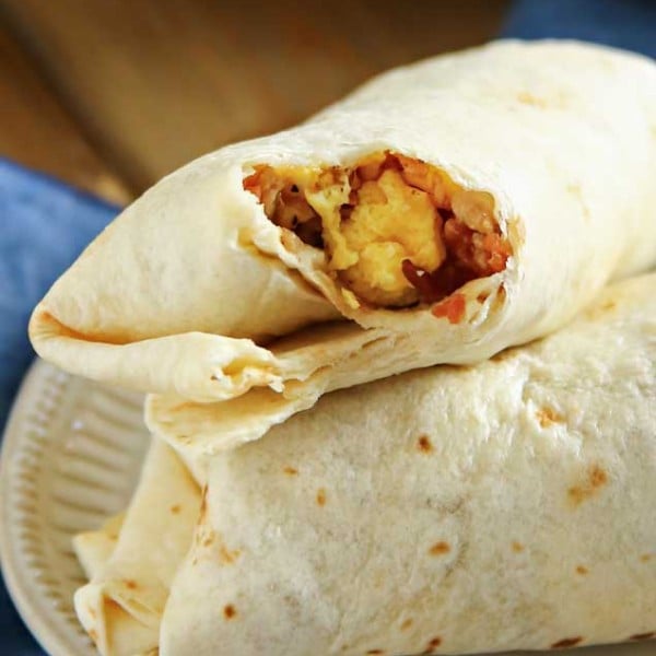 Air Fryer Breakfast Burritos - Yummi Haus