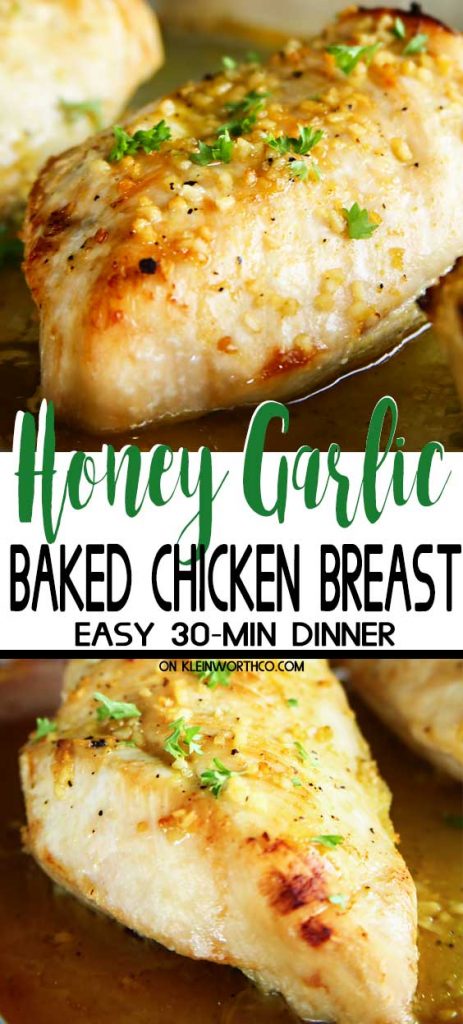 Baked Honey Garlic Chicken - Kleinworth & Co