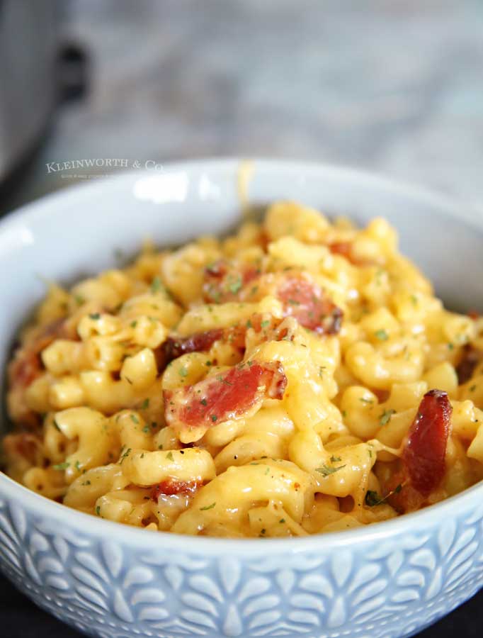 Instant Pot Bacon Mac and Cheese - Taste of the Frontier