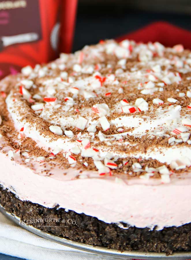 No-Bake Peppermint Cheesecake - Taste of the Frontier
