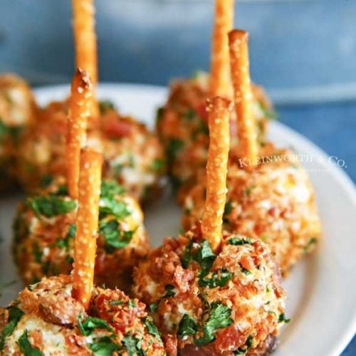 Mini Bacon Onion Ranch Cheese Balls - Taste of the Frontier