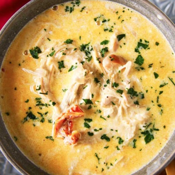 Instant Pot Creamy Chicken Soup - Yummi Haus