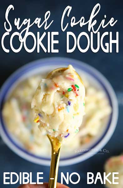 Sugar Cookie Dough (Edible) - Cookie Dough Diaries