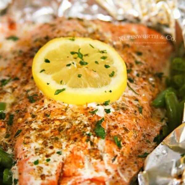 Garlic Butter Salmon - Taste of the Frontier