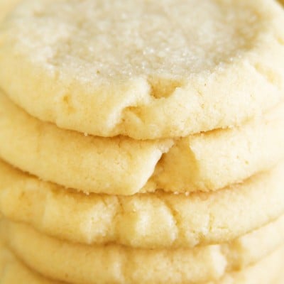 4-Ingredient Sugar Cookies - Yummi Haus