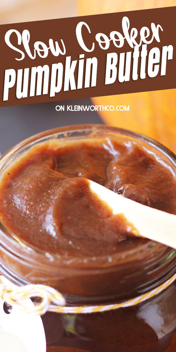 Slow Cooker Gingered Pumpkin Butter - Yummi Haus