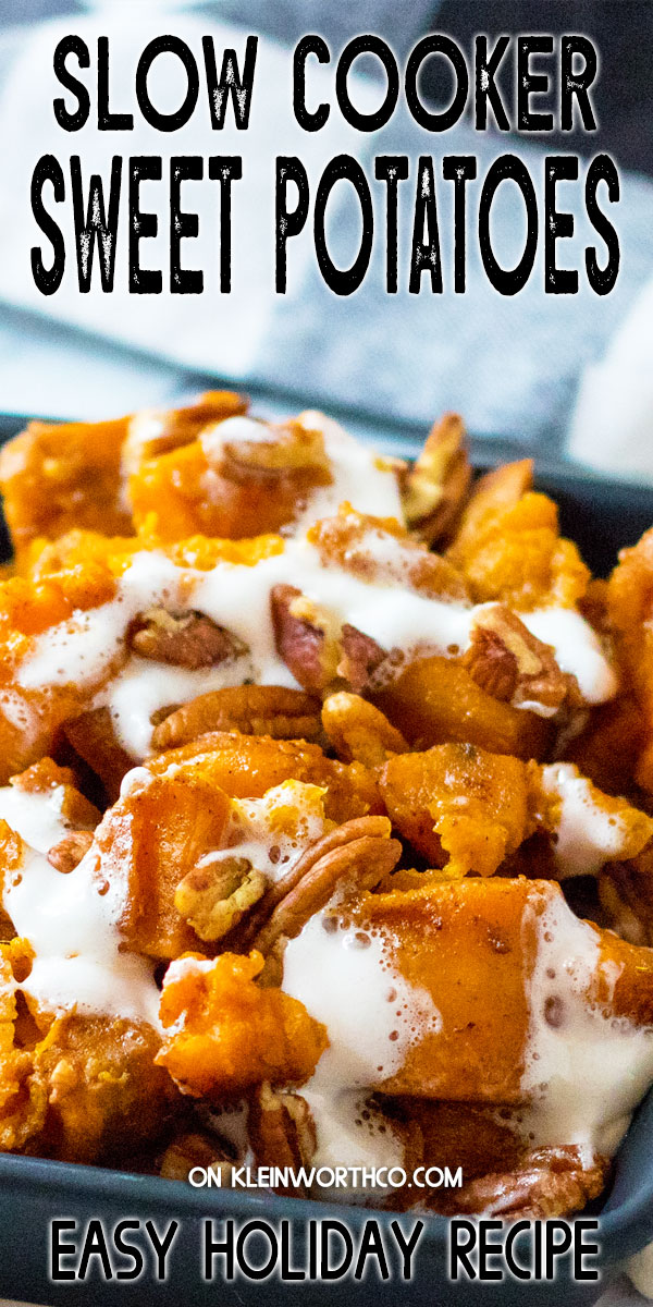 Slow Cooker Sweet Potatoes - Taste of the Frontier