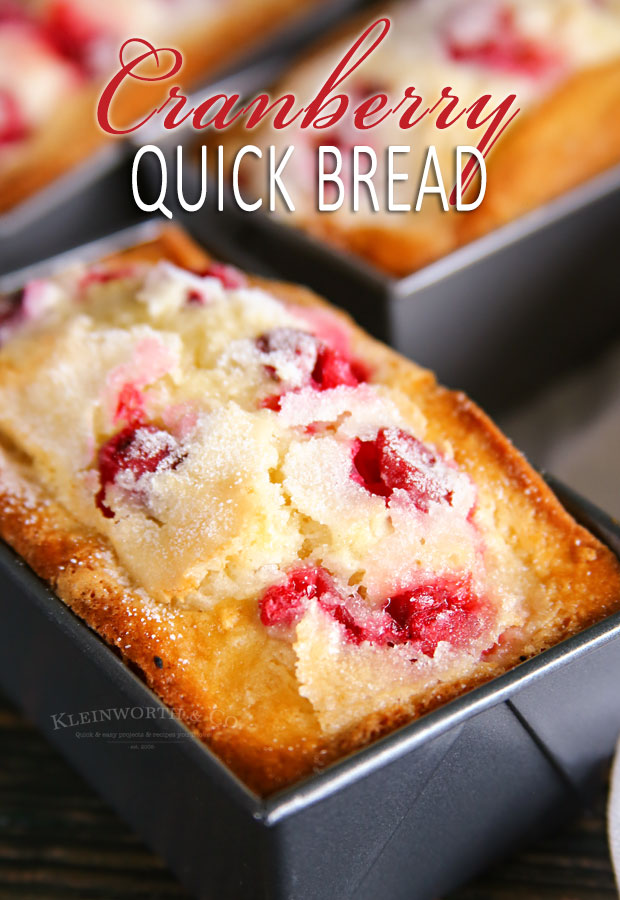DIY Christmas gifts: Make a mini cranberry bread loaf