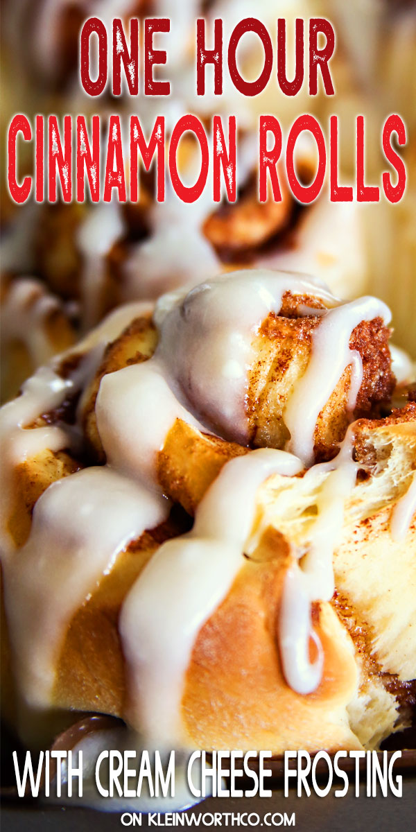 One Hour Cinnamon Rolls - Taste of the Frontier