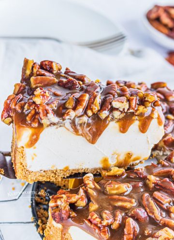 No-Bake Pecan Pie Cheesecake - Taste of the Frontier