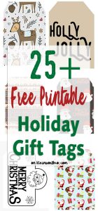 FREE Christmas Gift Tags Printables - Taste of the Frontier