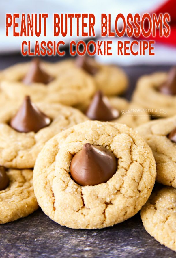 Peanut Butter Blossom Cookies - Yummi Haus